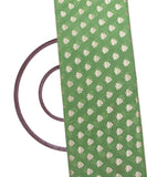 Light Green Colour Floral Design Chanderi Silk Fabric