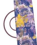 Blue Colour Floral Digital Print Chiffon Fabric