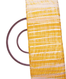 Yellow Colour Tie Dye Print Georgette Gota Fabric