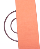 Peach Colour Plain Modal Silk Fabric