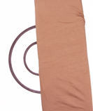 Golden Brown Colour Plain Modal Silk Fabric