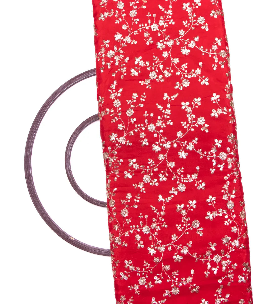 silk embroidery fabric