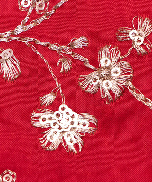 silk embroidery fabric