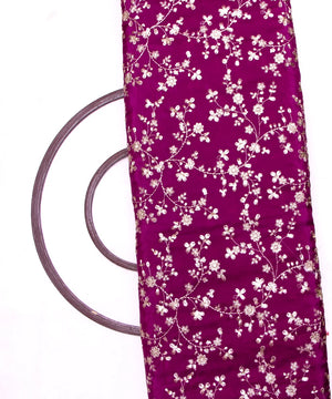 silk embroidery fabric