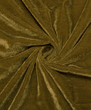 Khaki Color 9000 Micro Plain Velvet Fabric