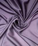 Dark Grey Colour Ombre Pattern Armani Satin Fabric