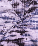 Black Color Tie-Dye Shibori Pattern Cotton Fabric
