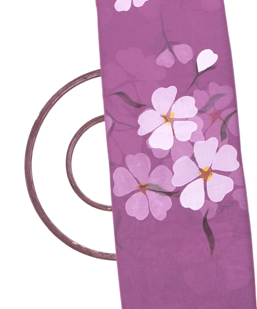 Hand Paint Georgette Fabric