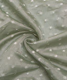 Moss Dobby Plain Organza Fabric