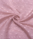 Champagne Pink Dobby Plain Organza Fabric