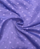 Lavender Blue Dobby Pink Organza Fabric