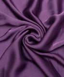 Light Wine Plain Satin Georgette Fabric