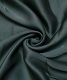 Deep Green Plain Satin Georgette Fabric