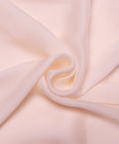 White Plain Satin Georgette Fabric