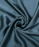 Dark Grey Plain Satin Georgette Fabric