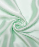 Light Mint Plain Satin Georgette Fabric