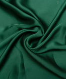 Bottle Green Plain Satin Georgette Fabric