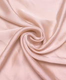 Light Beige Plain Satin Georgette Fabric