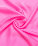 Pink Plain Satin Georgette Fabric