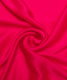 Amaranth Red Plain Satin Georgette Fabric