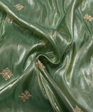 Green Organza Satin Silk Embroidery Fabric