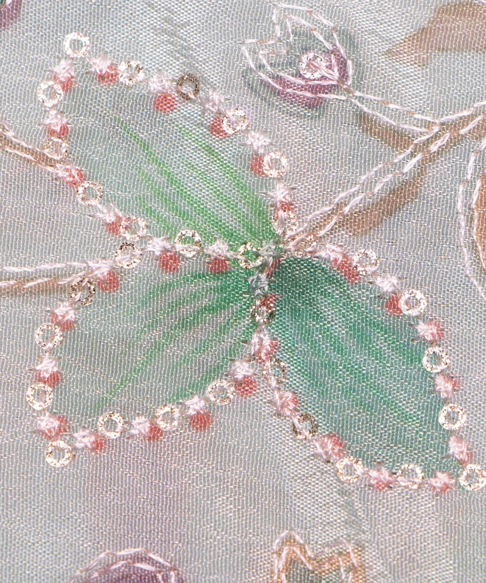 Silk Chinon Fabric