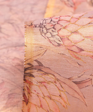 Printed Silk Tissue Fabric