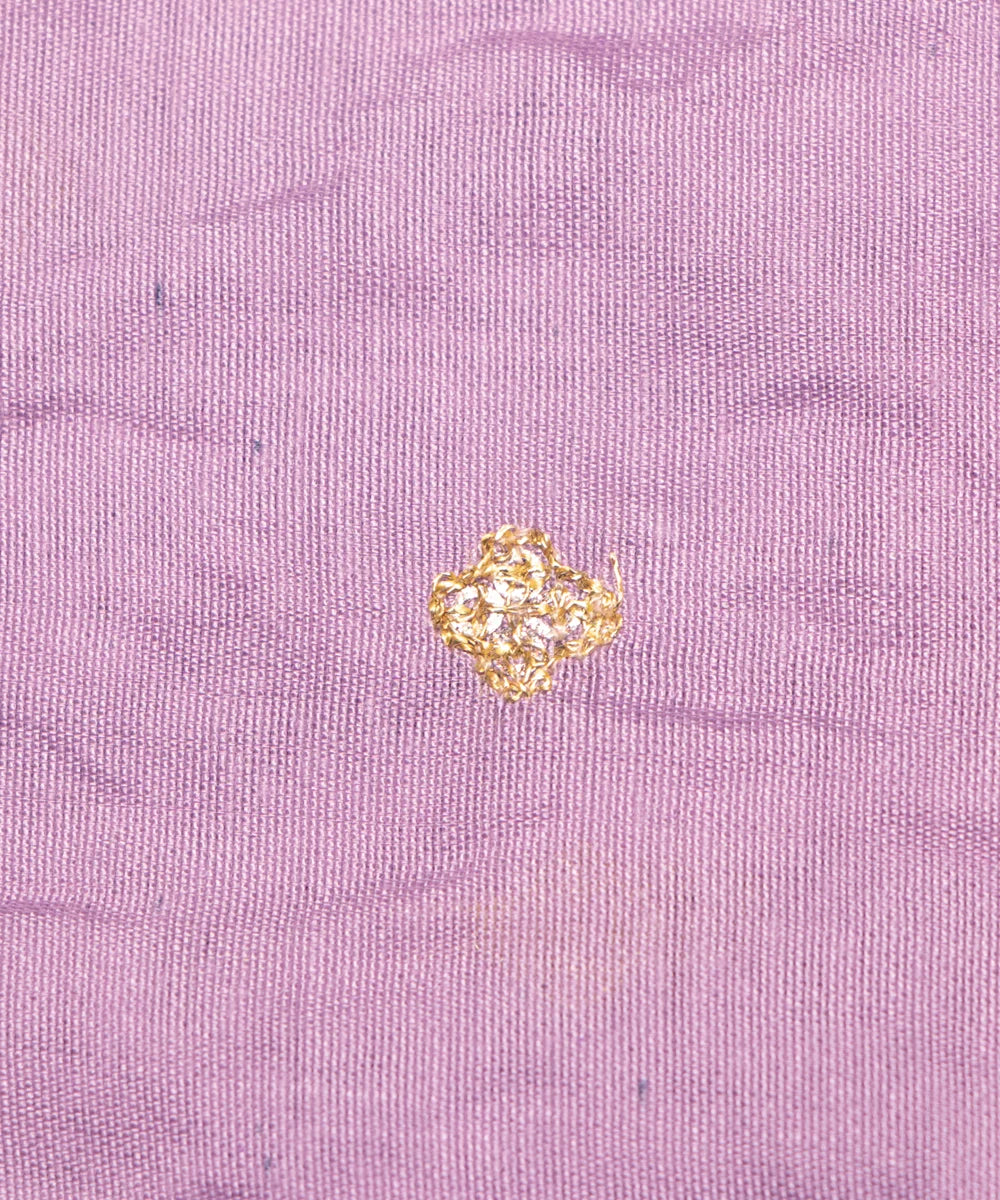 Dusty Pink Embroidery Modal Chanderi Fabric