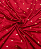 Maroon Embroidery Modal Chanderi Fabric