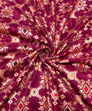 Purple Color Dolla Silk Fabric