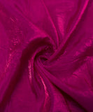 Purple Fuchsia Plain Crush Liquid Organza Fabric