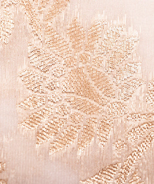Dyeable Chanderi Jacquard Fabric
