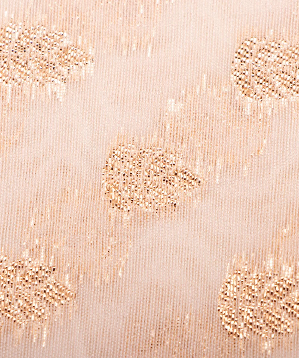 Dyeable Chanderi Jacquard Material