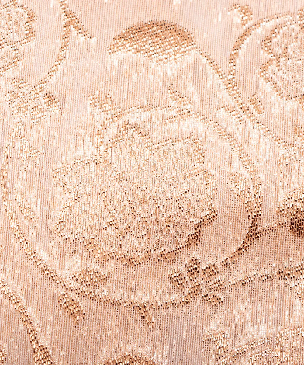 Dyeable Chanderi Jacquard Material