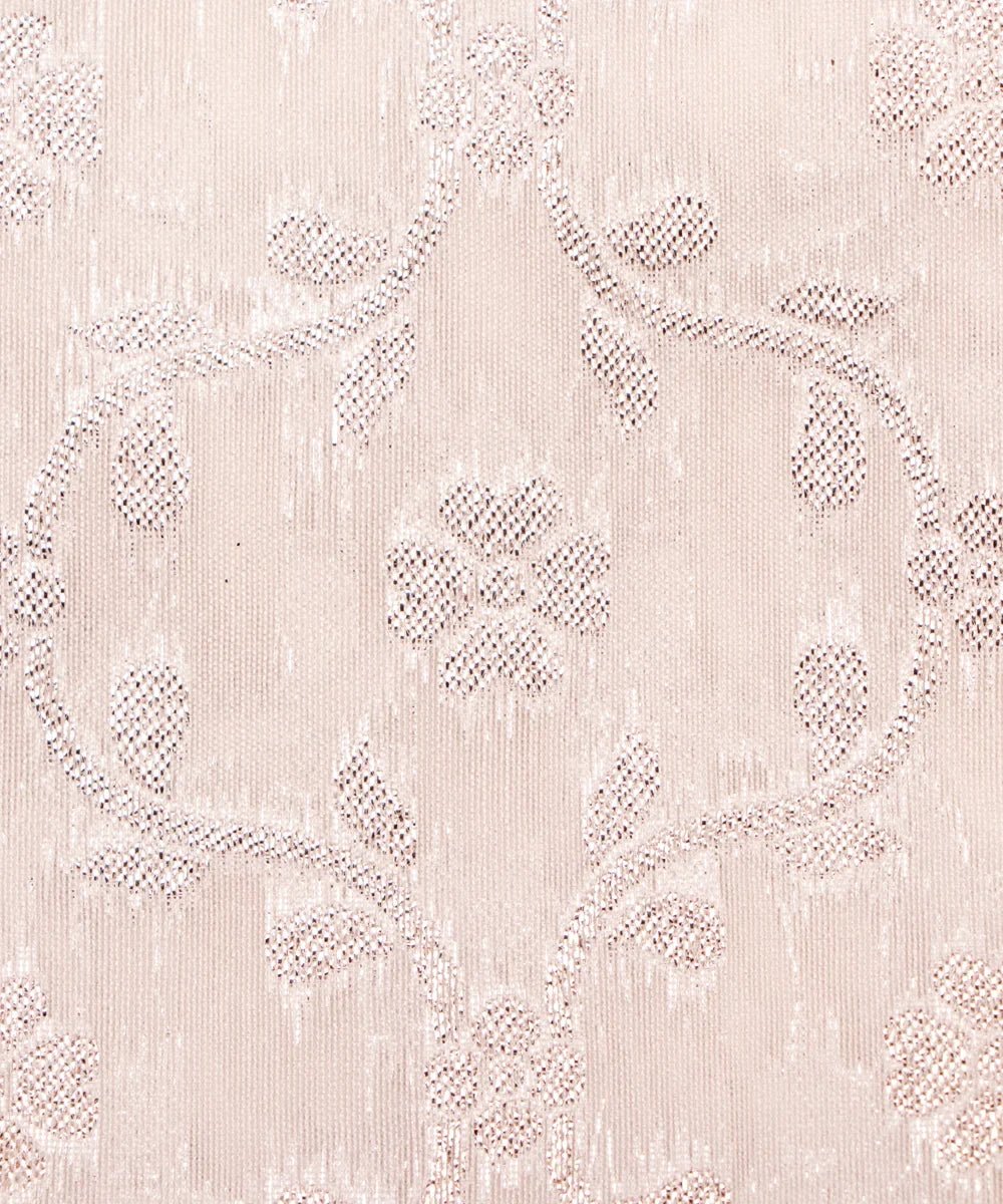 Dyeable Chanderi Jacquard Fabric
