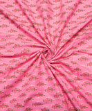 Pink Buti Printed Cotton Fabric