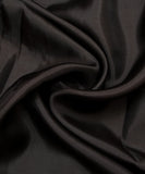 Black Plain Uppada Silk Fabric