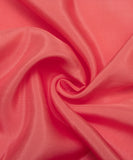 Peach Plain Uppada Silk Fabric