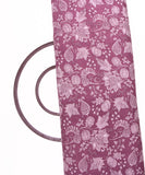 Lilac Colour Paisley Printed Cotton Fabric