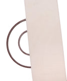 White Colour Plain Rib Hosiery Fabric