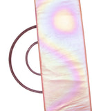 Peach Colour Rainbow Imported Lycra Fabric