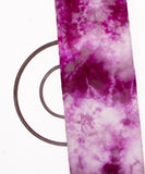 Purple Colour Tie Dye Digital Print Organza Fabric