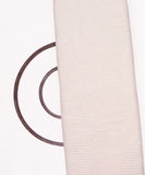 White Colour Golden Lurex 60 Gram Dyeable Pure Viscose Georgette Fabric