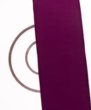 Wine Colour Plain Crepe Fabric