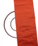 Copper Colour Plain Raw Silk Fabric
