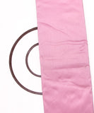 Light Pink Colour Plain Raw Silk Fabric