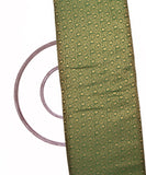 Dark Green Colour Flower Design Brocade Silk Fabric