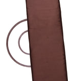 Brown Colour Plain Satin Fabric