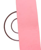 Peach Pink Colour Plain Faux Georgette Fabric