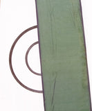 Purple Green Colour Two Tone Plain Paper Silk Fabric